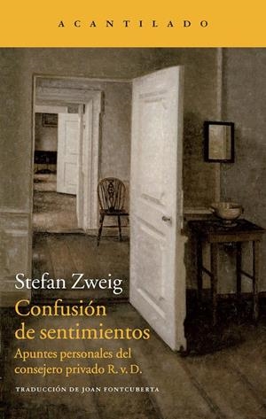 CONFUSIÓN DE SENTIMIENTOS | 9788415689973 | ZWEIG, STEFAN | Galatea Llibres | Librería online de Reus, Tarragona | Comprar libros en catalán y castellano online