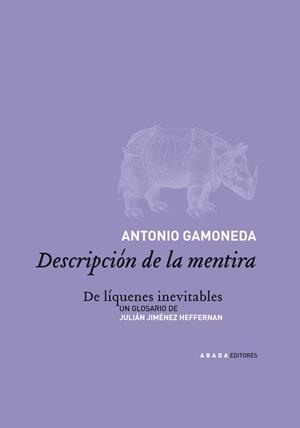 DESCRIPCION DE LA MENTIRA | 9788496258037 | GAMONEDA LOBON, ANTONIO (1931- ) | Galatea Llibres | Llibreria online de Reus, Tarragona | Comprar llibres en català i castellà online