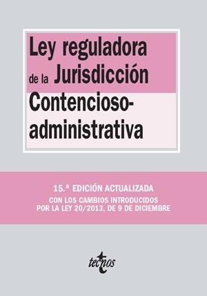 LEY REGULADORA DE LA JURISDICCIÓN CONTENCIOSO-ADMINISTRATIVA | 9788430961559 | Galatea Llibres | Llibreria online de Reus, Tarragona | Comprar llibres en català i castellà online