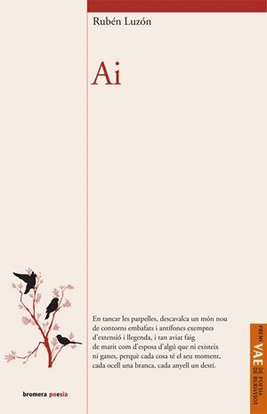 AI | 9788415390527 | LUZÓN, RUBÉN | Galatea Llibres | Librería online de Reus, Tarragona | Comprar libros en catalán y castellano online