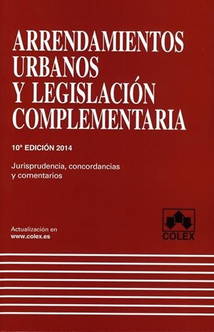 ARRENDAMIENTOS URBANOS 10ª | 9788483424032 | AA.VV | Galatea Llibres | Librería online de Reus, Tarragona | Comprar libros en catalán y castellano online