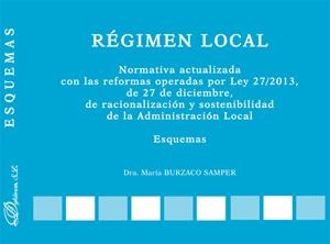 RÉGIMEN LOCAL. ESQUEMAS | 9788490319697 | BURZACO SAMPER, MARÍA | Galatea Llibres | Llibreria online de Reus, Tarragona | Comprar llibres en català i castellà online