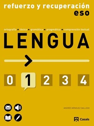 REFUERZO Y RECUPERACION LENGUA 1 ESO (2014) | 9788421854853 | MINGUEZ GALLEGO, ANDRES | Galatea Llibres | Llibreria online de Reus, Tarragona | Comprar llibres en català i castellà online