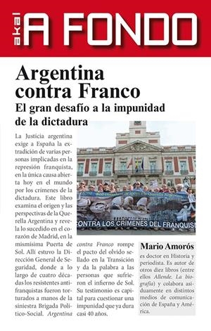 ARGENTINA CONTRA FRANCO | 9788446039785 | AMORÓS QUILES, MARIO | Galatea Llibres | Librería online de Reus, Tarragona | Comprar libros en catalán y castellano online