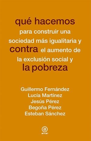 QUÉ HACEMOS CONTRA LA POBREZA | 9788446039631 | VV.AA | Galatea Llibres | Llibreria online de Reus, Tarragona | Comprar llibres en català i castellà online