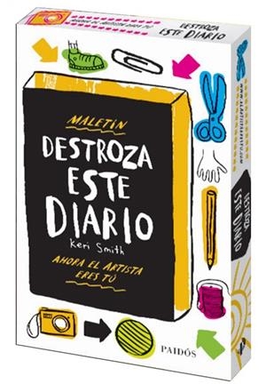 DESTROZA ESTE DIARIO (MALETÍN) | 9788449330209 | SMITH, KERI | Galatea Llibres | Librería online de Reus, Tarragona | Comprar libros en catalán y castellano online