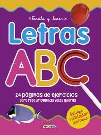ESCRIBE Y BORRA LETRAS ABC | 9788490370131 | Galatea Llibres | Librería online de Reus, Tarragona | Comprar libros en catalán y castellano online