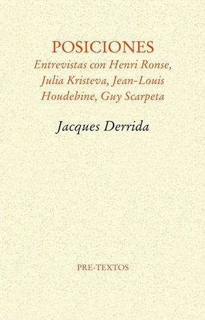 POSICIONES | 9788415576938 | DERRIDA, JACQUES | Galatea Llibres | Llibreria online de Reus, Tarragona | Comprar llibres en català i castellà online