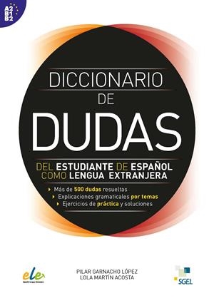 DICCIONARIO DE DUDAS  | 9788497783767 | GARNACHO, PILAR/MARTÍN, LOLA | Galatea Llibres | Librería online de Reus, Tarragona | Comprar libros en catalán y castellano online