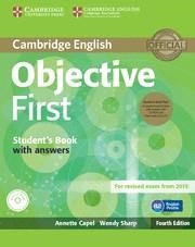 OBJECTIVE FIRST STUDENT'S BOOK PACK WITH ANSWERS + 2 CD CLASS AUDIO 4TH ED | 9781107628472 | Galatea Llibres | Llibreria online de Reus, Tarragona | Comprar llibres en català i castellà online