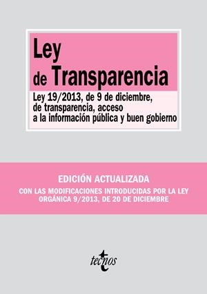 LEY DE TRANSPARENCIA | 9788430962334 | Galatea Llibres | Llibreria online de Reus, Tarragona | Comprar llibres en català i castellà online