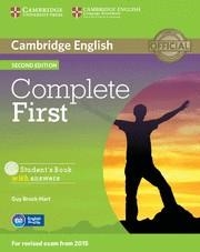 COMPLETE FIRST STUDENT'S BOOK WITH ANSWERS+CD ROOM 2ND EDITION | 9781107656178 | BROOK-HART, GUY | Galatea Llibres | Llibreria online de Reus, Tarragona | Comprar llibres en català i castellà online