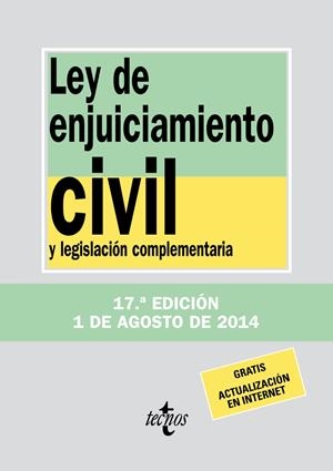 LEY DE ENJUICIAMIENTO CIVIL | 9788430962365 | Galatea Llibres | Llibreria online de Reus, Tarragona | Comprar llibres en català i castellà online