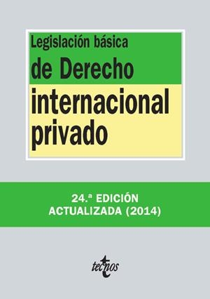 LEGISLACIÓN BÁSICA DE DERECHO INTERNACIONAL PRIVADO | 9788430962457 | Galatea Llibres | Llibreria online de Reus, Tarragona | Comprar llibres en català i castellà online
