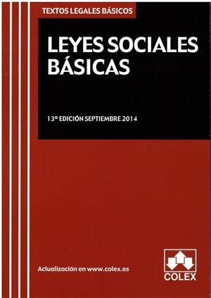 LEYES SOCIALES BASICAS | 9788483424636 | Galatea Llibres | Llibreria online de Reus, Tarragona | Comprar llibres en català i castellà online