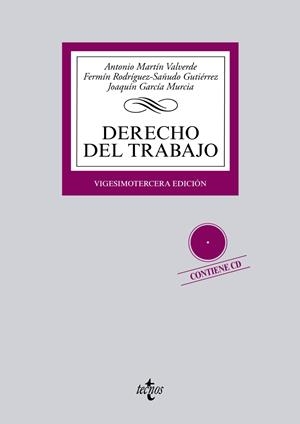 DERECHO DEL TRABAJO | 9788430963157 | MARTÍN VALVERDE, ANTONIO/RODRÍGUEZ-SAÑUDO GUTIÉRREZ, FERMÍN/GARCÍA MURCIA, JOAQUÍN | Galatea Llibres | Llibreria online de Reus, Tarragona | Comprar llibres en català i castellà online