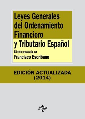 LEYES GENERALES DEL ORDENAMIENTO FINANCIERO Y TRIBUTARIO ESPAÑOL | 9788430963614 | Galatea Llibres | Llibreria online de Reus, Tarragona | Comprar llibres en català i castellà online