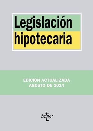 LEGISLACIÓN HIPOTECARIA | 9788430963461 | Galatea Llibres | Llibreria online de Reus, Tarragona | Comprar llibres en català i castellà online