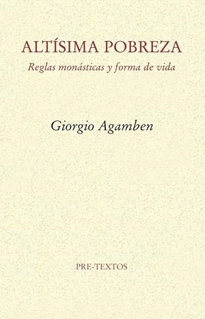 ALTÍSIMA POBREZA | 9788415894551 | AGAMBEN, GIORGIO | Galatea Llibres | Llibreria online de Reus, Tarragona | Comprar llibres en català i castellà online