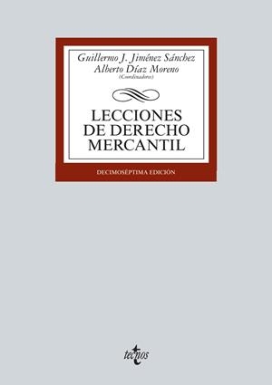 LECCIONES DE DERECHO MERCANTIL 17ED 2014 | 9788430963300 | Galatea Llibres | Llibreria online de Reus, Tarragona | Comprar llibres en català i castellà online
