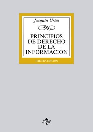 PRINCIPIOS DE DERECHO DE LA INFORMACIÓN | 9788430963003 | URÍAS, JOAQUÍN | Galatea Llibres | Llibreria online de Reus, Tarragona | Comprar llibres en català i castellà online