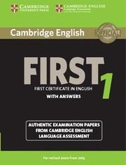 CAMBRIDGE ENGLISH: FIRST (FCE) 1 (2015 EXAM) STUDENT'S BOOK WITH ANSWERS | 9781107695917 | CAMBRIDGE ENGLISH LANGUAGE ASSESSMENT | Galatea Llibres | Llibreria online de Reus, Tarragona | Comprar llibres en català i castellà online