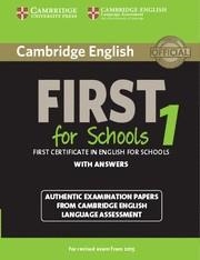 CAMBRIDGE ENGLISH: FIRST (FCE) FOR SCHOOLS 1 (2015 EXAM) STUDENT'S BOOK WITH ANS | 9781107647039 | CAMBRIDGE ENGLISH LANGUAGE ASSESSMENT | Galatea Llibres | Llibreria online de Reus, Tarragona | Comprar llibres en català i castellà online