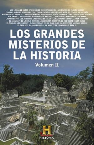 LOS GRANDES MISTERIOS DE LA HISTORIA. VOLUMEN II | 9788401347245 | CANAL HISTORIA | Galatea Llibres | Llibreria online de Reus, Tarragona | Comprar llibres en català i castellà online