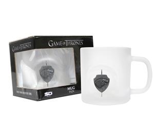 TAZA DE CRISTAL CASA STARK (EMBLEMA GIRATORIO 3D) (JUEGO DE TRONOS) | 8436546891635 | Galatea Llibres | Llibreria online de Reus, Tarragona | Comprar llibres en català i castellà online