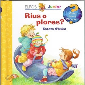 QUÈ? JUNIOR. RIUS O PLORES? | 9788484234104 | Galatea Llibres | Llibreria online de Reus, Tarragona | Comprar llibres en català i castellà online