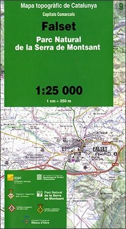 FALSET MAPA (PARC NATURAL DE LA SERRA DE MONTSANT) 1:25.000 | 9788439391890 | Galatea Llibres | Llibreria online de Reus, Tarragona | Comprar llibres en català i castellà online