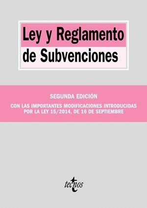 LEY Y REGLAMENTO DE SUBVENCIONES | 9788430964932 | Galatea Llibres | Llibreria online de Reus, Tarragona | Comprar llibres en català i castellà online