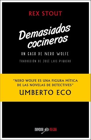 DEMASIADOS COCINEROS | 9788416259052 | STOUT, REX | Galatea Llibres | Librería online de Reus, Tarragona | Comprar libros en catalán y castellano online