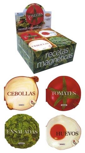 RECETAS MAGNETICAS HUEVOS / TOMATES / CEBOLLAS / ENSALADAS | 9788467713671 | BARDI, CARLA | Galatea Llibres | Librería online de Reus, Tarragona | Comprar libros en catalán y castellano online