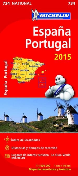 MAPA ESPAÑA-PORTUGAL (NATIONAL Nº734) | 9782067199569 | Galatea Llibres | Llibreria online de Reus, Tarragona | Comprar llibres en català i castellà online