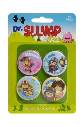 DR. SLUMP SET DE 4 CHAPAS (C) | 8436535273312 | Galatea Llibres | Llibreria online de Reus, Tarragona | Comprar llibres en català i castellà online