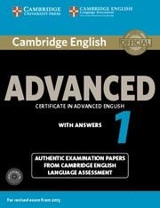 CAMBRIDGE ENGLISH: ADVANCED (CAE) 1 (2015 EXAM) STUDENT'S BOOK PACK (STUDENT'S B | 9781107654969 | CAMBRIDGE ENGLISH LANGUAGE ASSESSMENT | Galatea Llibres | Llibreria online de Reus, Tarragona | Comprar llibres en català i castellà online