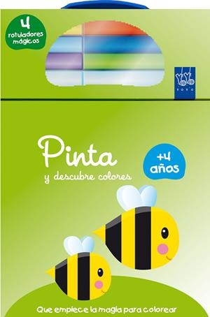 PINTA Y DESCUBRE COLORES +4. ABEJA | 9788408134732 | Galatea Llibres | Llibreria online de Reus, Tarragona | Comprar llibres en català i castellà online