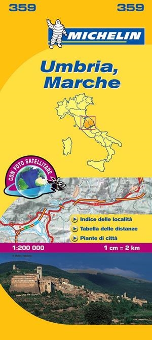 MAPA LOCAL UMBRIA, MARCHE 1:200.000 | 9782067126688 | Galatea Llibres | Librería online de Reus, Tarragona | Comprar libros en catalán y castellano online