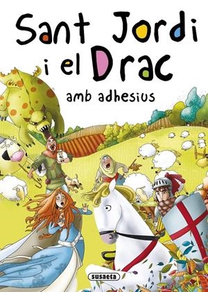 SANT JORDI I EL DRAC AMB ADHESIUS | 9788467740301 | ABAD, MÒNICA | Galatea Llibres | Llibreria online de Reus, Tarragona | Comprar llibres en català i castellà online