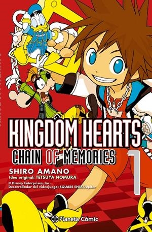 KINGDOM HEARTS CHAIN OF MEMORIES 1 | 9788416244614 | AMANO, SHIRO | Galatea Llibres | Librería online de Reus, Tarragona | Comprar libros en catalán y castellano online