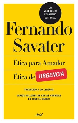 PACK ÉTICA PARA AMADOR / ÉTICA DE URGENCIA | 9788434422421 | SAVATER, FERNANDO | Galatea Llibres | Librería online de Reus, Tarragona | Comprar libros en catalán y castellano online