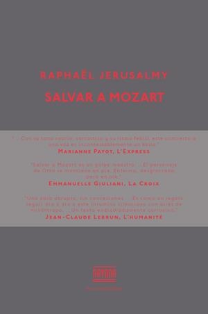 SALVAR A MOZART | 9788416259113 | JERUSALM, RAPHAËL | Galatea Llibres | Librería online de Reus, Tarragona | Comprar libros en catalán y castellano online
