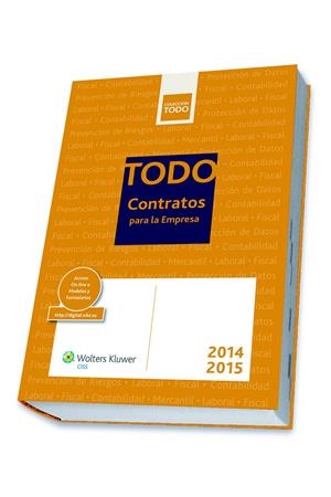 TODO CONTRATOS PARA LA EMPRESA 2014-2015 | 9788499546247 | Galatea Llibres | Librería online de Reus, Tarragona | Comprar libros en catalán y castellano online