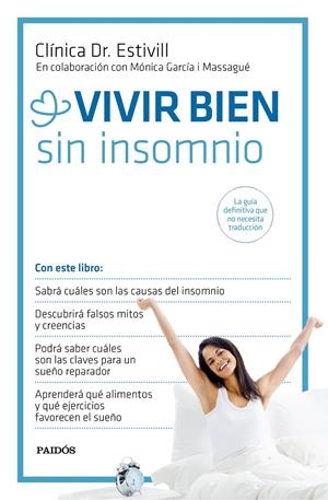 VIVIR BIEN SIN INSOMNIO | 9788449331367 | GARCÍA MASSAGUÉ, MONICA | Galatea Llibres | Librería online de Reus, Tarragona | Comprar libros en catalán y castellano online