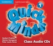 QUICK MINDS 1 CLASS AUDIO CDS | 9788483235027 | PUCHTA, HERBERT | Galatea Llibres | Librería online de Reus, Tarragona | Comprar libros en catalán y castellano online