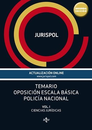 TEMARIO OPOSICIÓN ESCALA BÁSICA POLICÍA NACIONAL. VOL. I | 9788430967148 | JURISPOL | Galatea Llibres | Llibreria online de Reus, Tarragona | Comprar llibres en català i castellà online