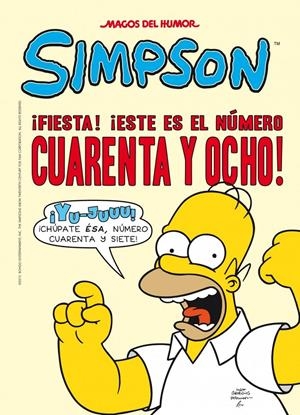 ¡FIESTA! ¡ESTE ES EL NÚMERO CUARENTA Y OCHO! SIMPSON 48 | 9788466656337 | Galatea Llibres | Librería online de Reus, Tarragona | Comprar libros en catalán y castellano online