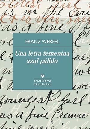 UNA LETRA FEMENINA AZUL PÁLIDO | 9788433928450 | WERFEL, FRANZ | Galatea Llibres | Librería online de Reus, Tarragona | Comprar libros en catalán y castellano online
