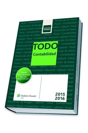 TODO CONTABILIDAD 2015-2016 | 9788499546537 | Galatea Llibres | Librería online de Reus, Tarragona | Comprar libros en catalán y castellano online